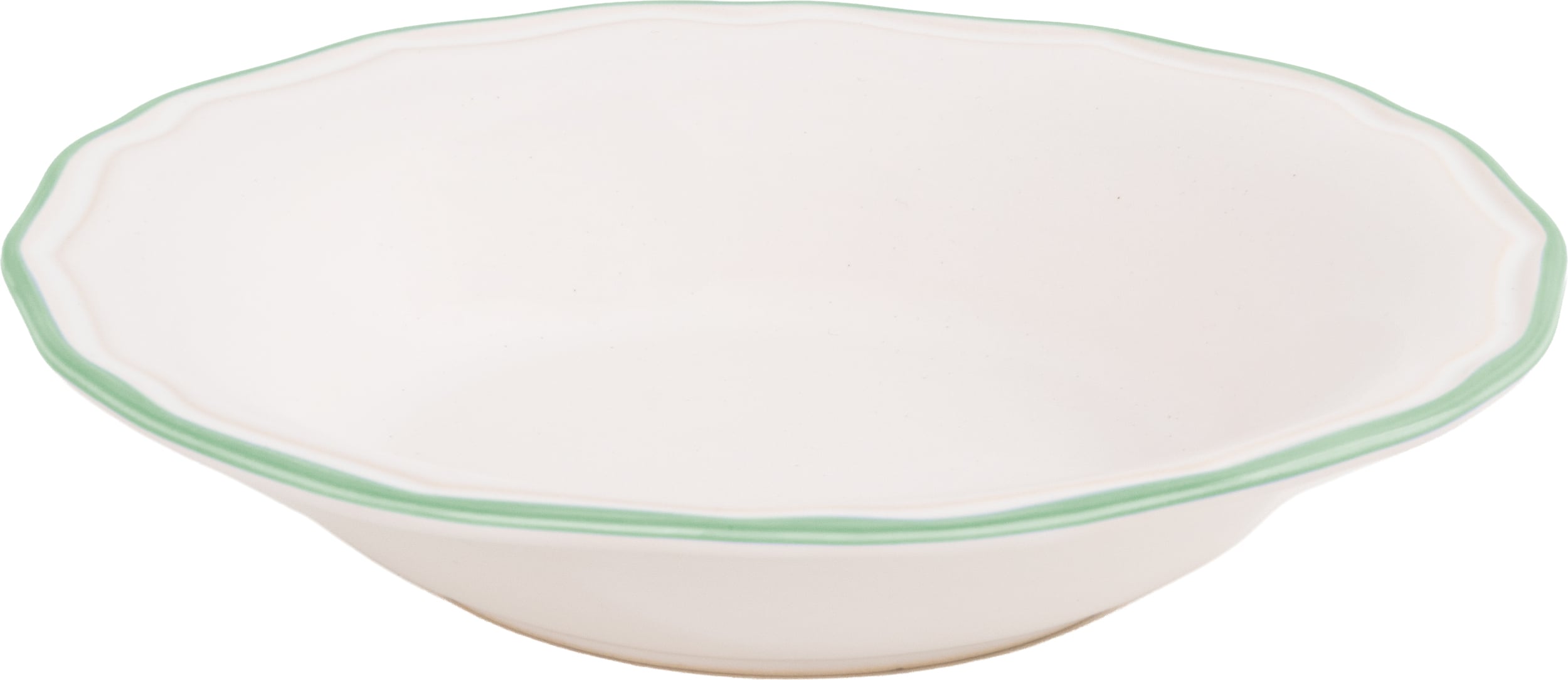 Miska na zupę Asolo 24 cm biało-zielony