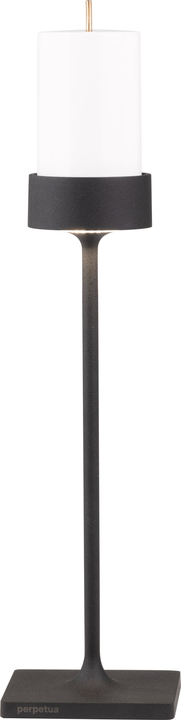 Lampa stołowa bezprzewodowa Perpetua 35 6 cm czarna
