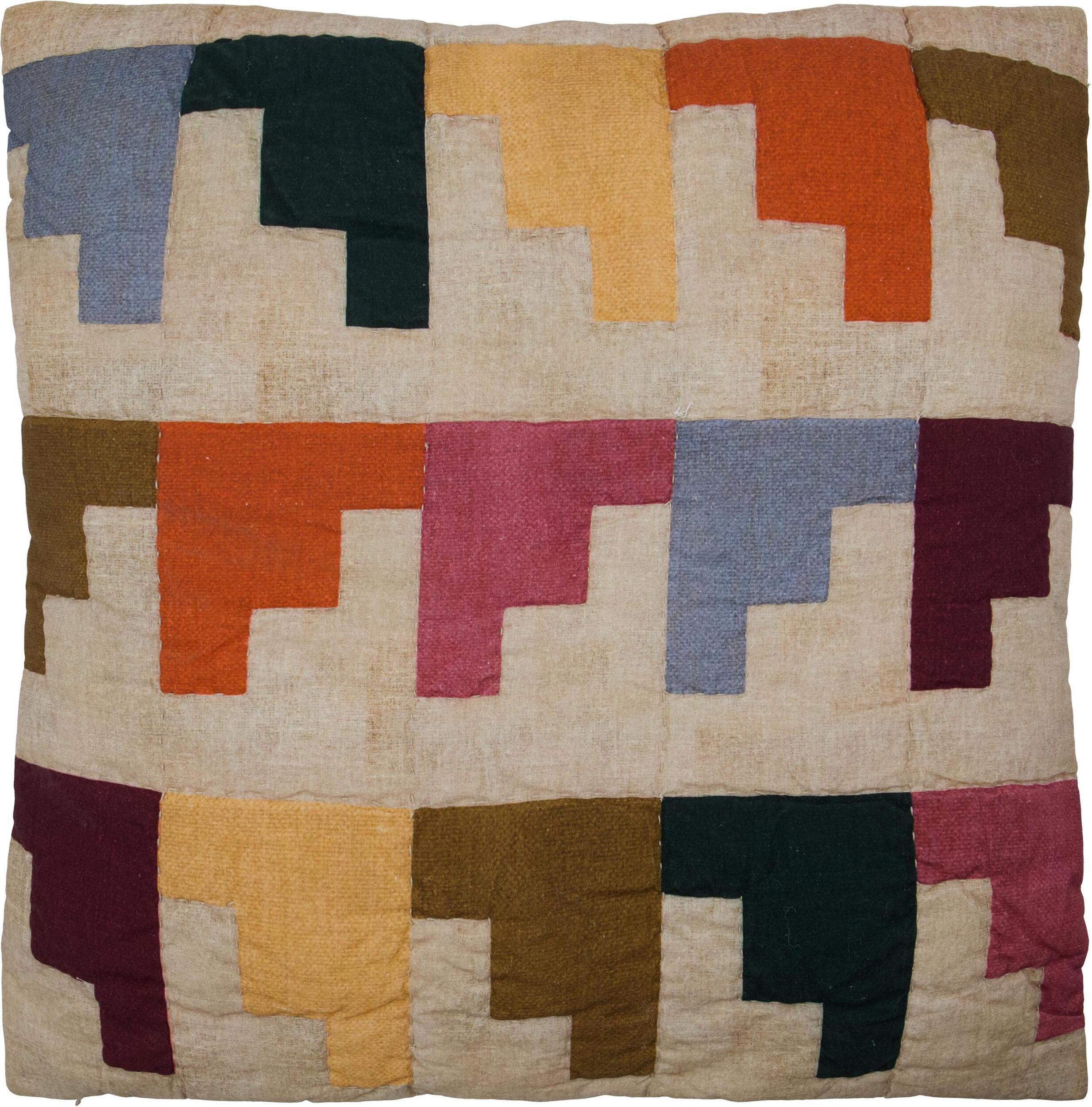 Poszewka dekoracyjna Block 50 x 50 cm kolorowa