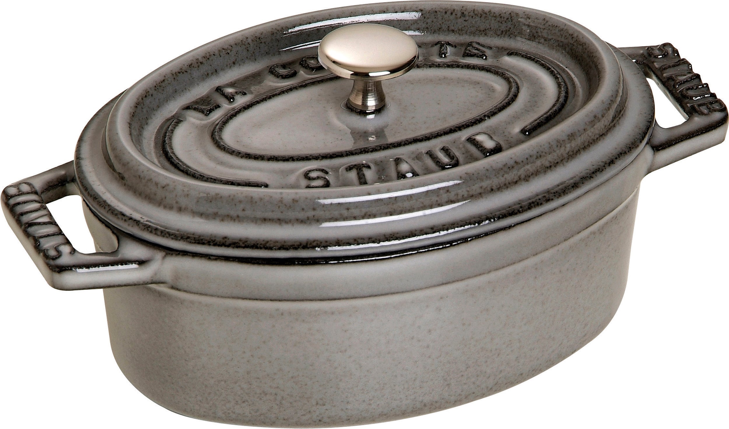 Garnek Mini Cocotte owalny 250 ml grafitowy