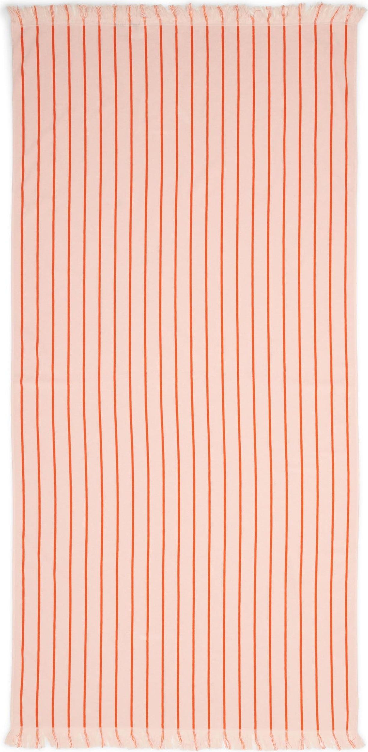 Ręcznik Ailis w paski 100 x 200 cm pomarańczowy