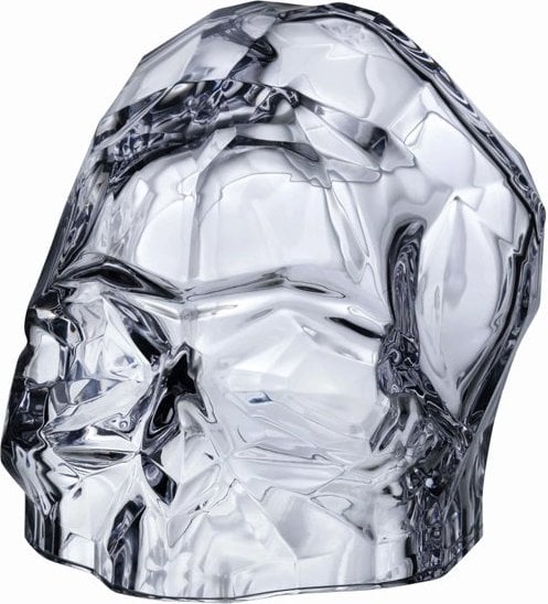 Figurka dekoracyjna Memento Mori czaszka S transparentna