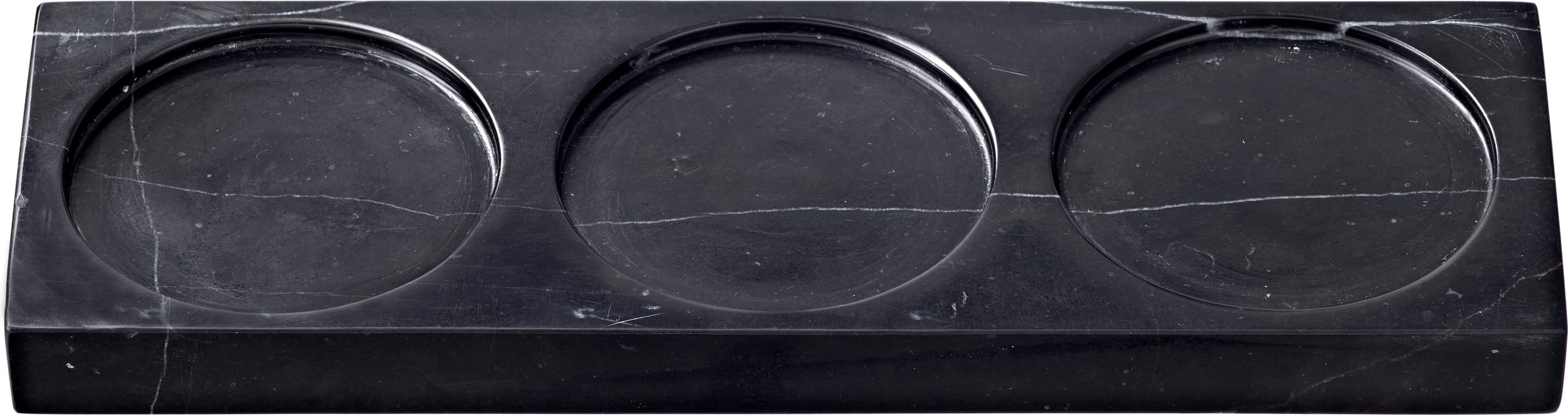 Podstawka pod młynki Tabletopper 22 cm czarna marmurowa