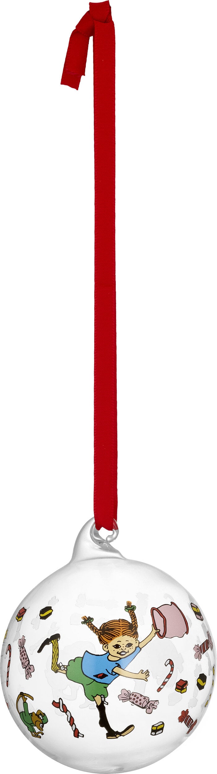 Zawieszka świąteczna Pippi Pończoszanka Candy 7 cm