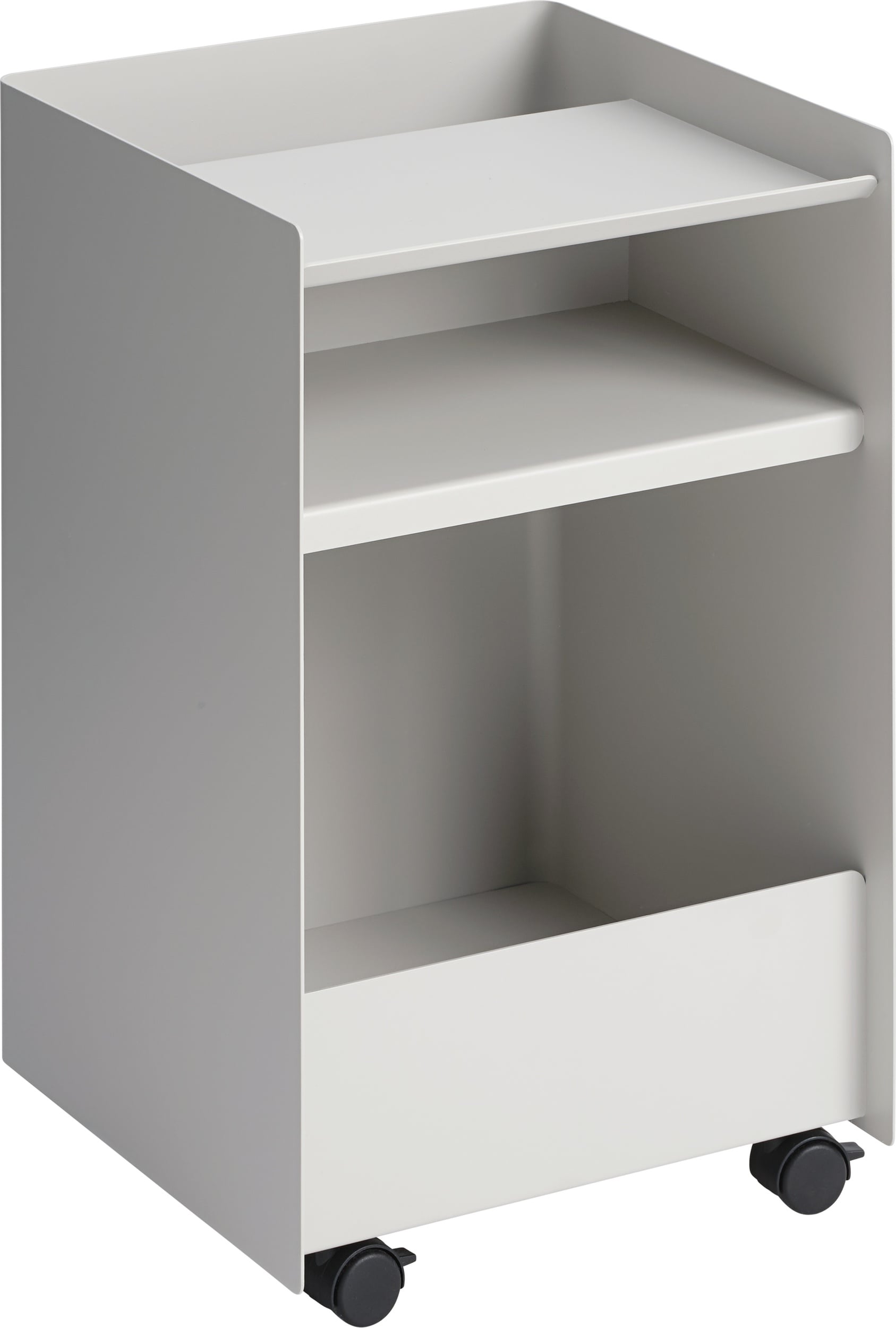 Szafka pomocnicza na kółkach Folded 61 5 cm jasnoszara