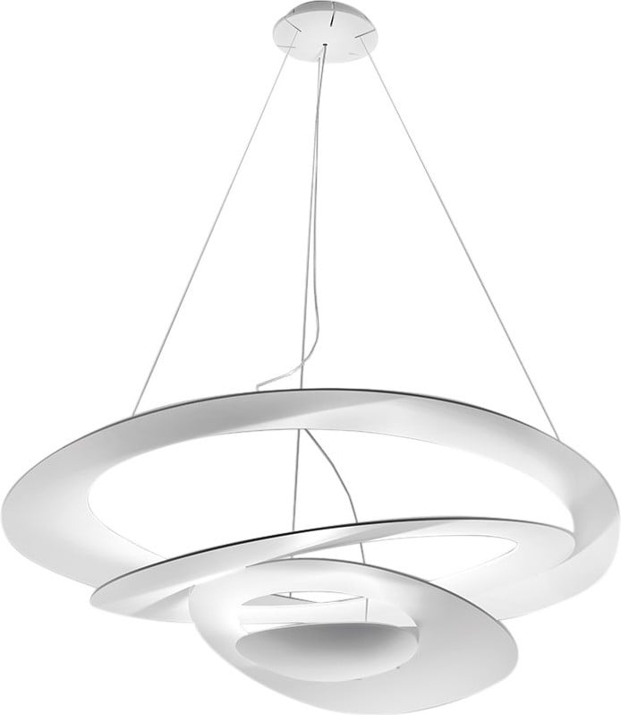 Lampa wisząca Pirce LED 2700 K biała