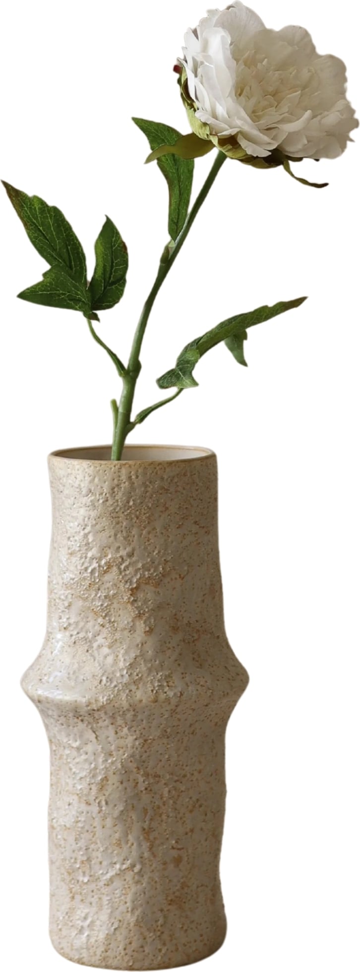 Kwiat sztuczny Botane piwonia 56 cm biała