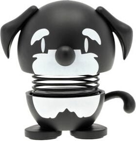 Figurka Hoptimist Dog Breed sznaucer XS czarny