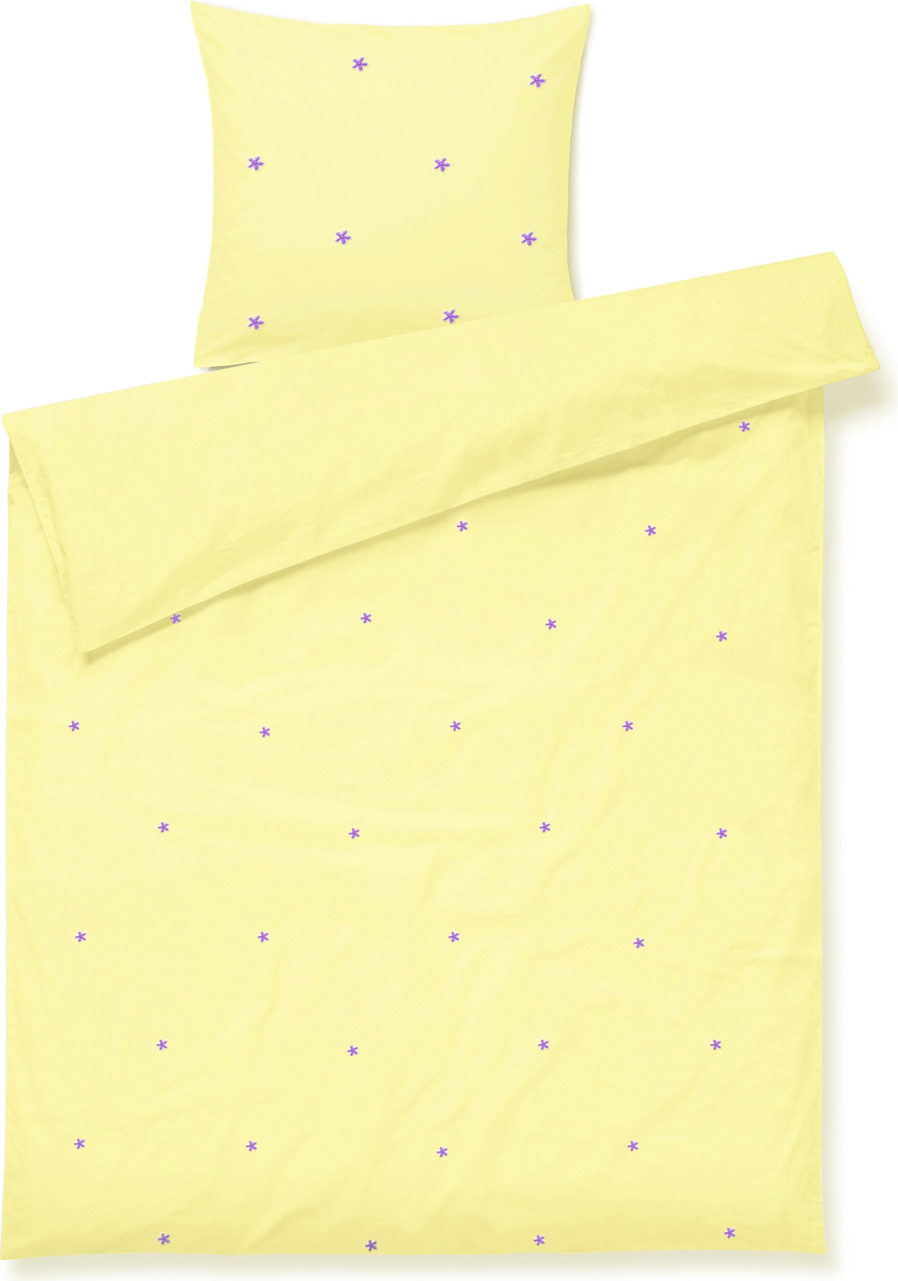 Pościel Daisy Junior 100 x 140 cm żółta