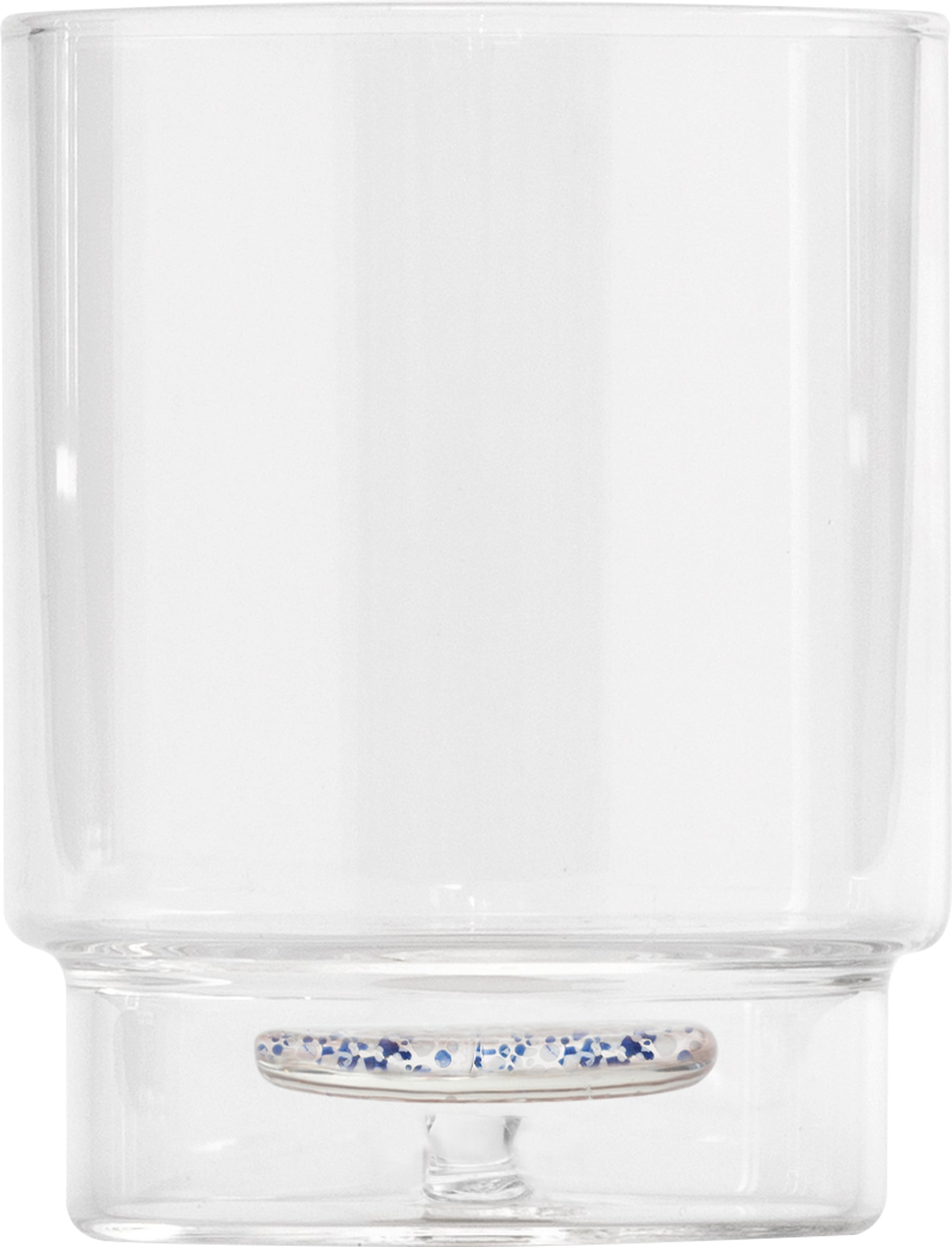 Szklanka Teca Terrazzo 350 ml niebiesko-biała