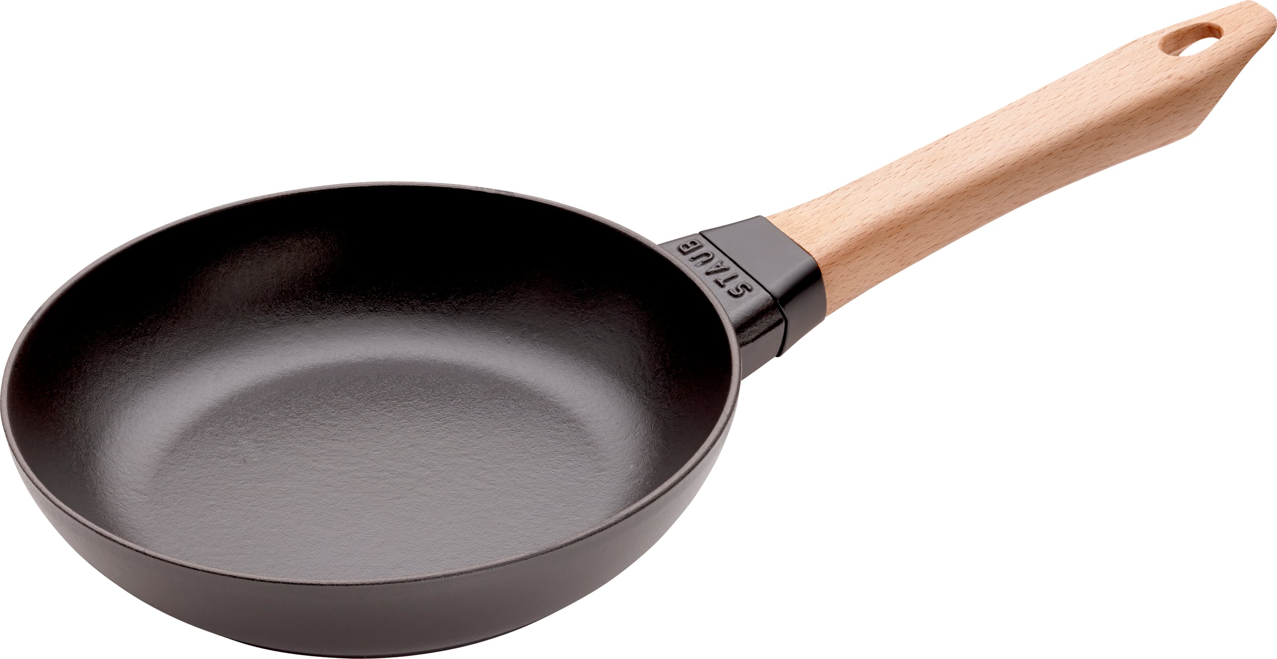 Patelnia Staub 20 cm z drewnianym uchwytem
