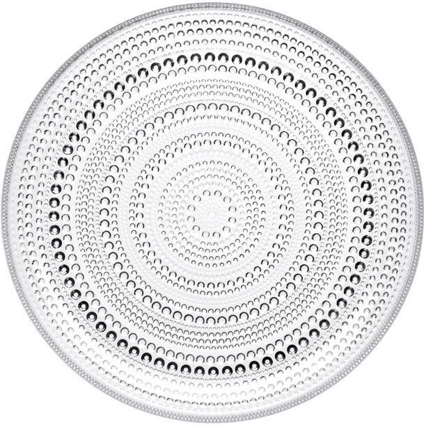 Talerz płaski Kastehelmi 24 cm clear