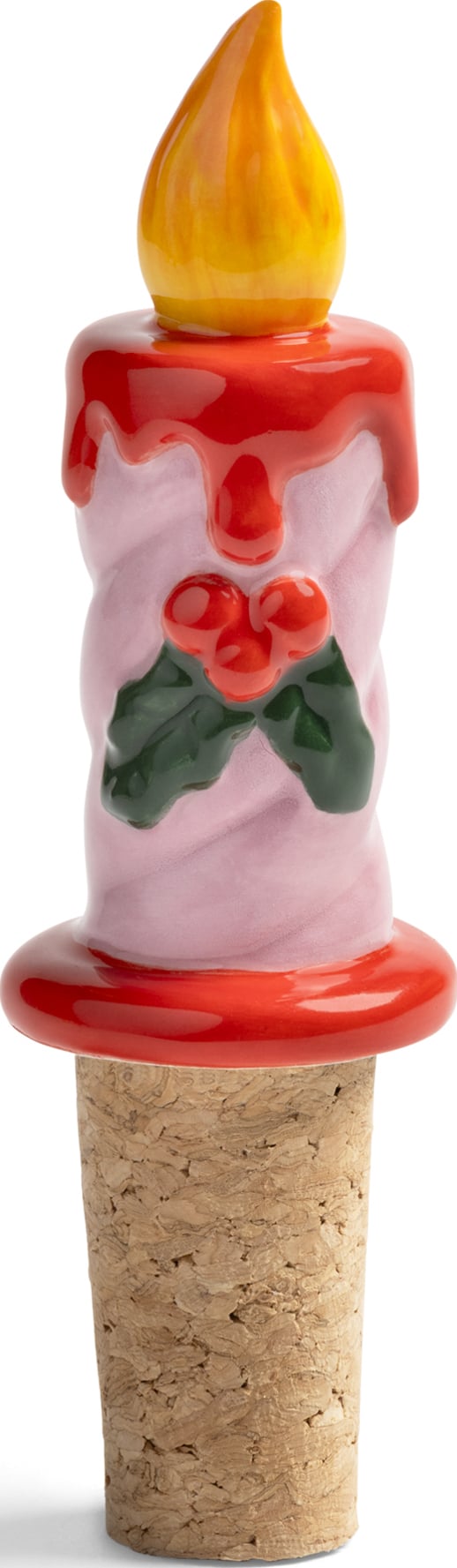 Korek do wina Candle różowy
