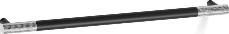 Wieszak reling na ręczniki Club 40 cm czarny mat-chrom