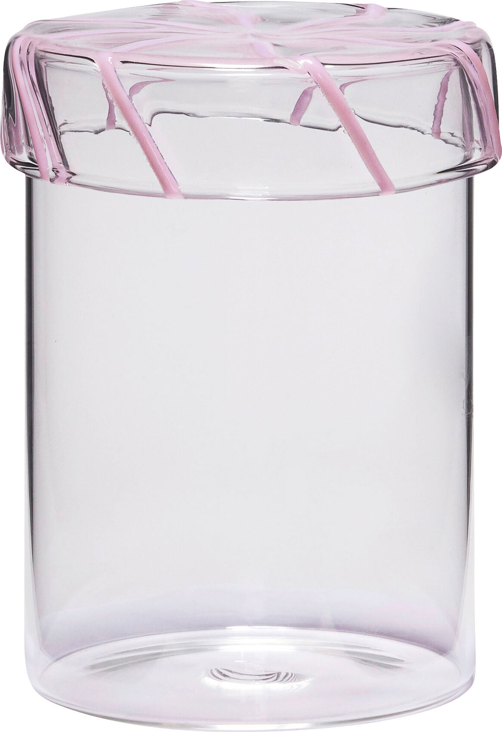 Słoik do przechowywania Heir 14 cm różowy