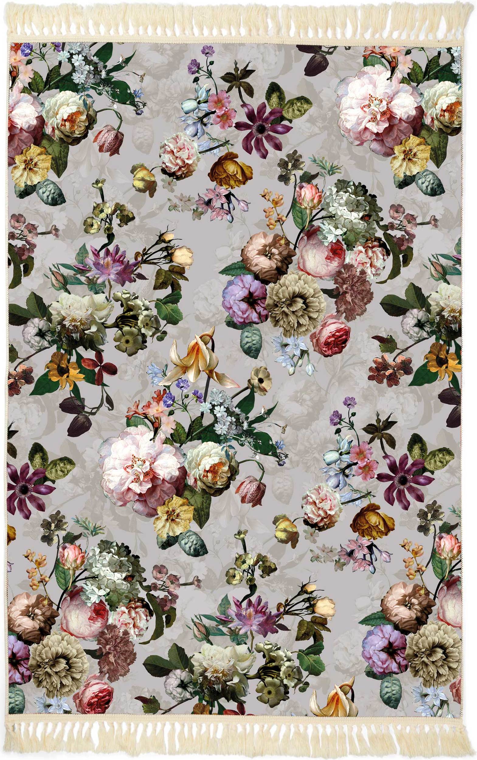Dywan Fleur 120 x 180 cm szary