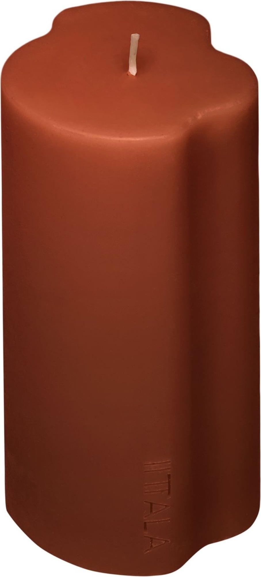 Świeca Aalto 16 cm brązowa
