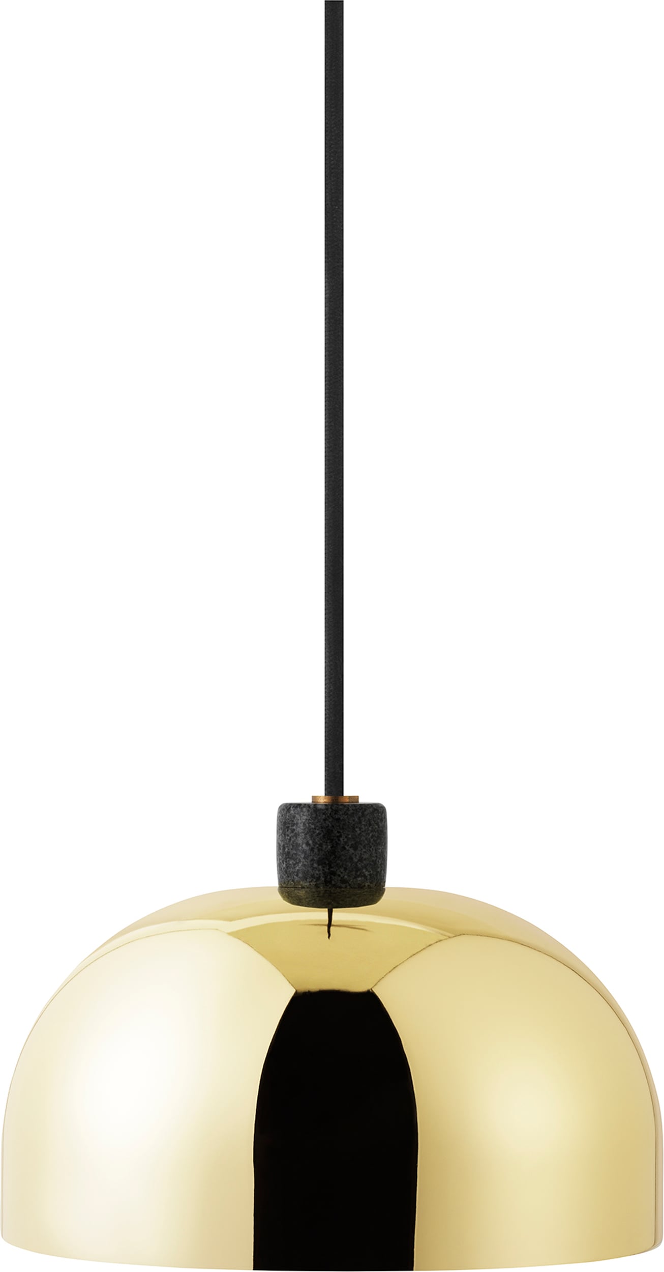 Lampa wisząca Grant 23 cm mosiądz