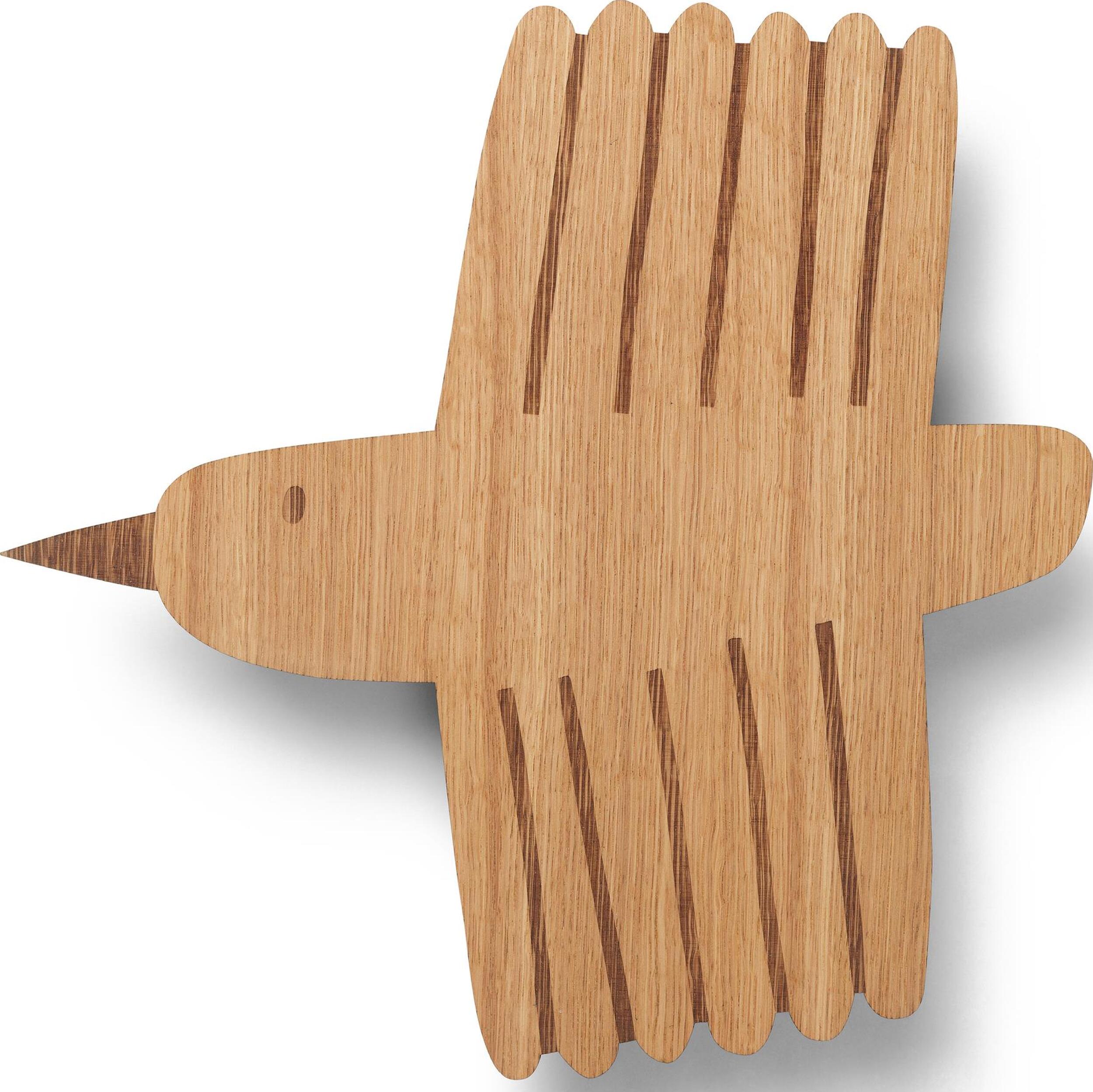 Lampa ścienna Ferm Living Kids ptak z drewna dębowego
