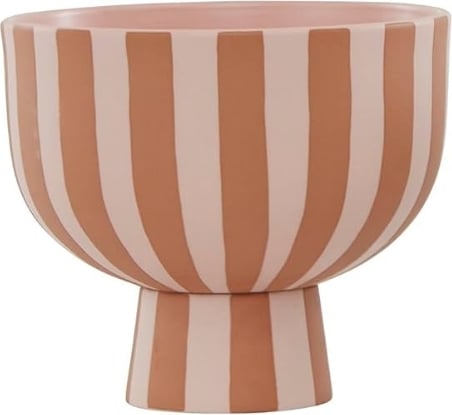 Miska Toppu 15 cm brązowo-różowa