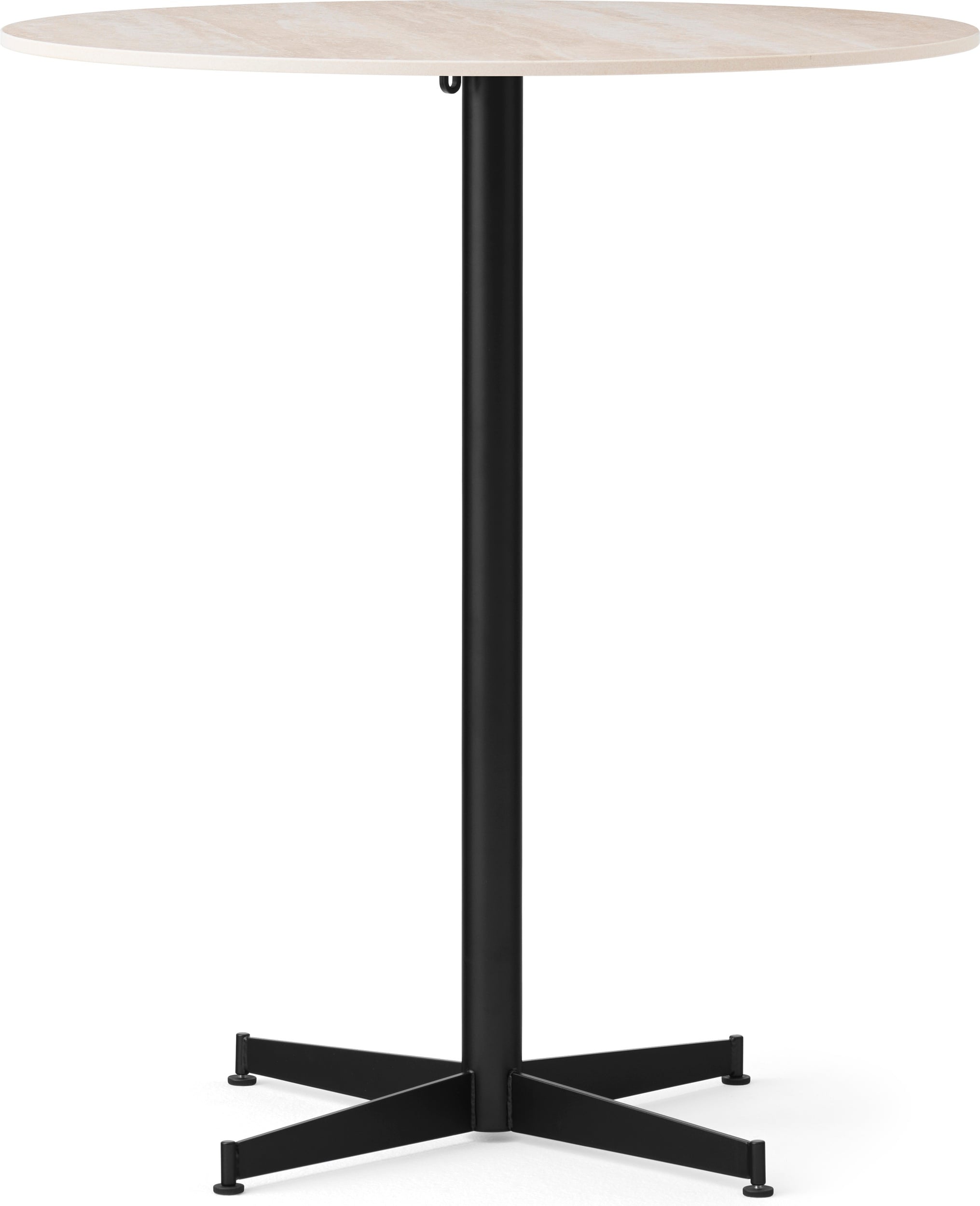 Stół barowy z czarną podstawą Nook Star Base Ceramic niski 80 cm