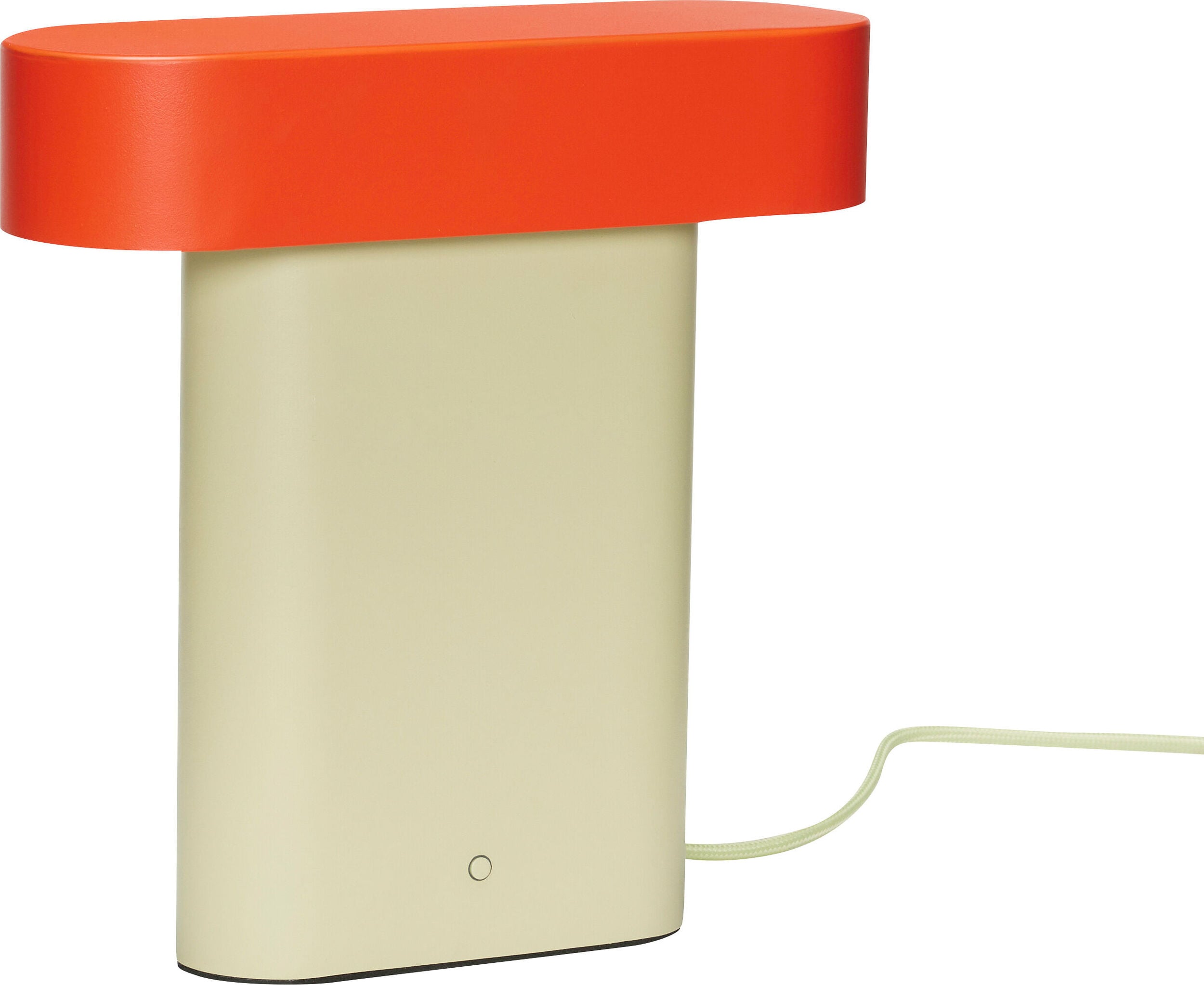 Lampa stołowa Sleek zielono-czerwona