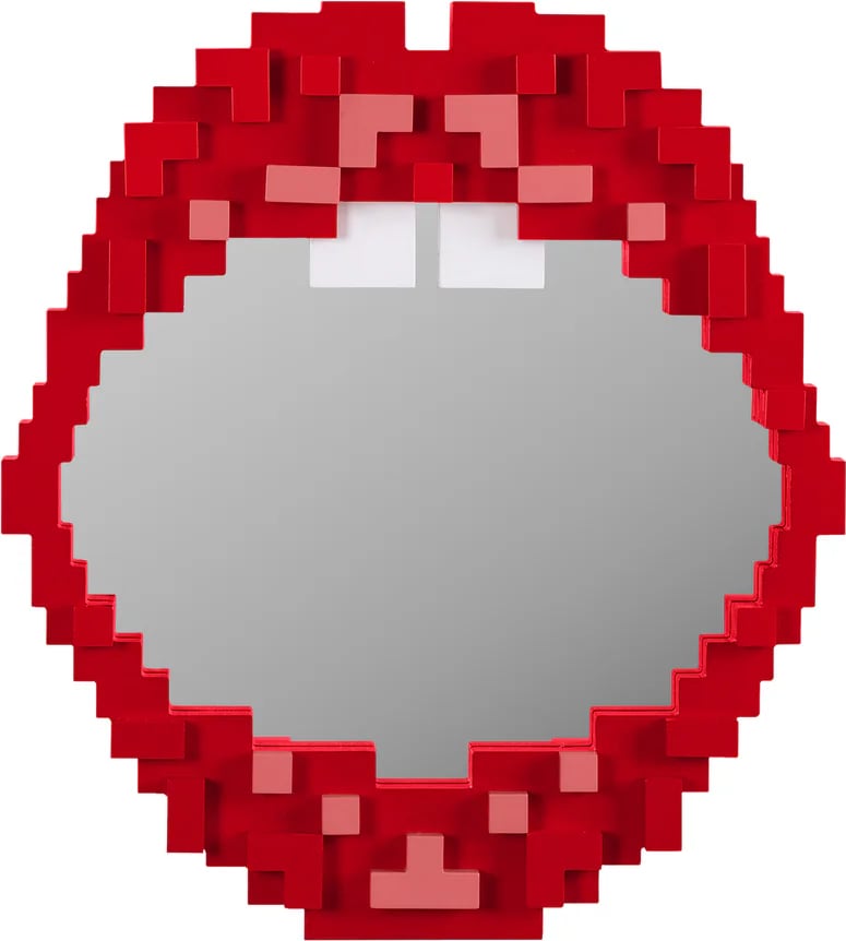 Lustro ścienne Pixel Mouth