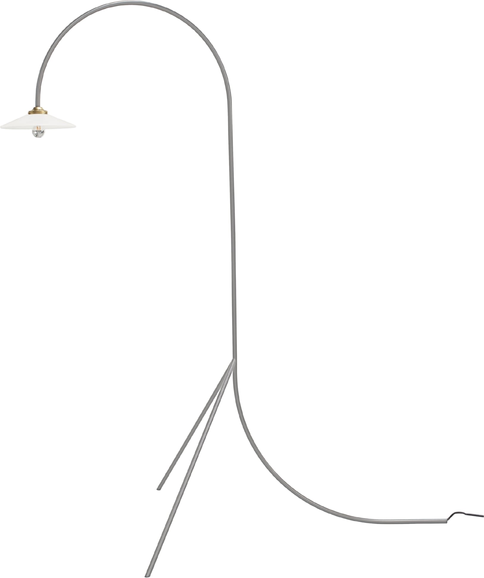 Lampa stojąca No1 190 cm jasnoszara