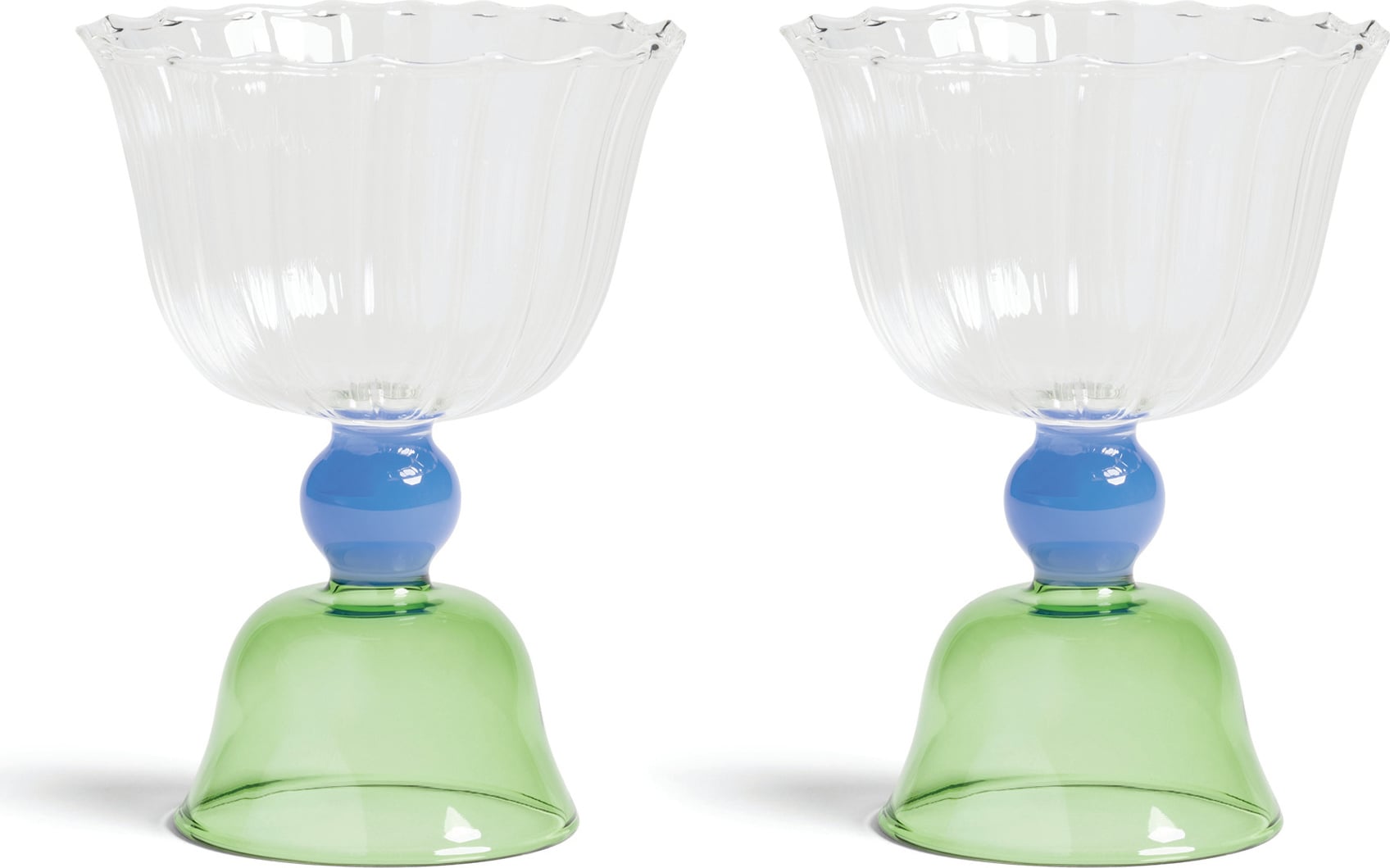 Kieliszki Tulip 200 ml zielone 2 szt.