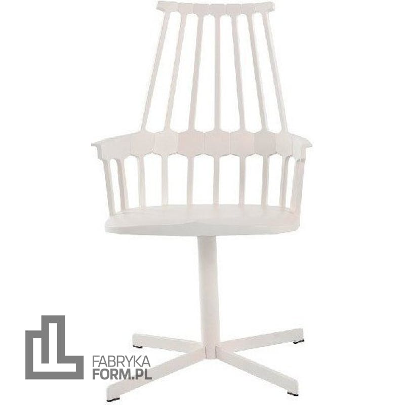 Krzesło Comback obrotowe białe