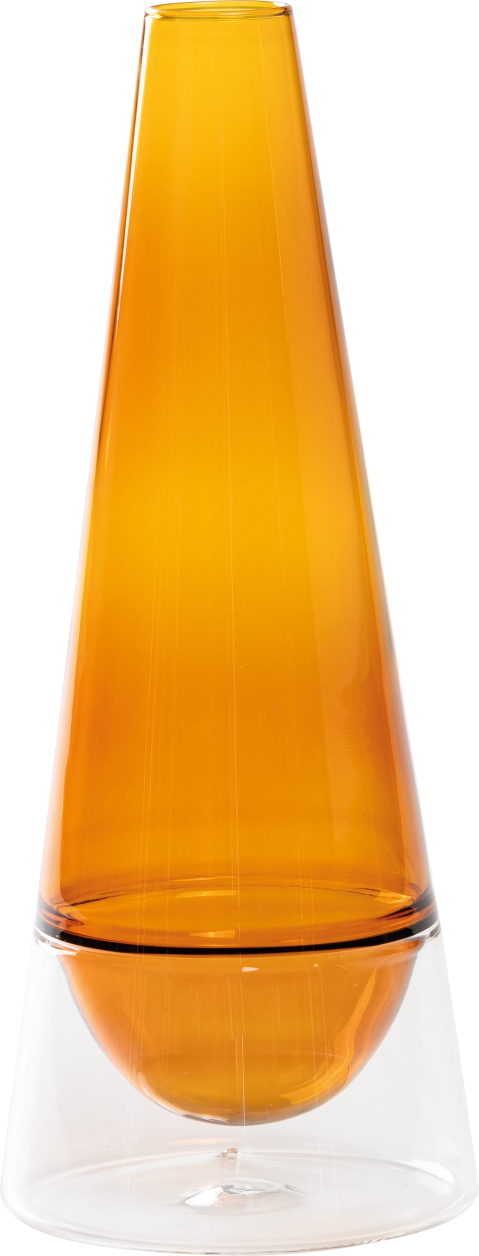 Wazon Conosfera 25 cm bursztynowy