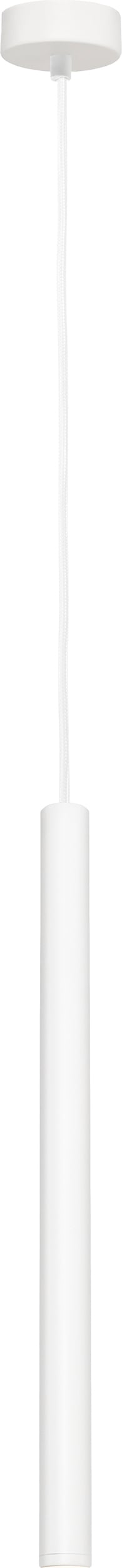 Lampa wisząca Roll biała z łączeniem białym