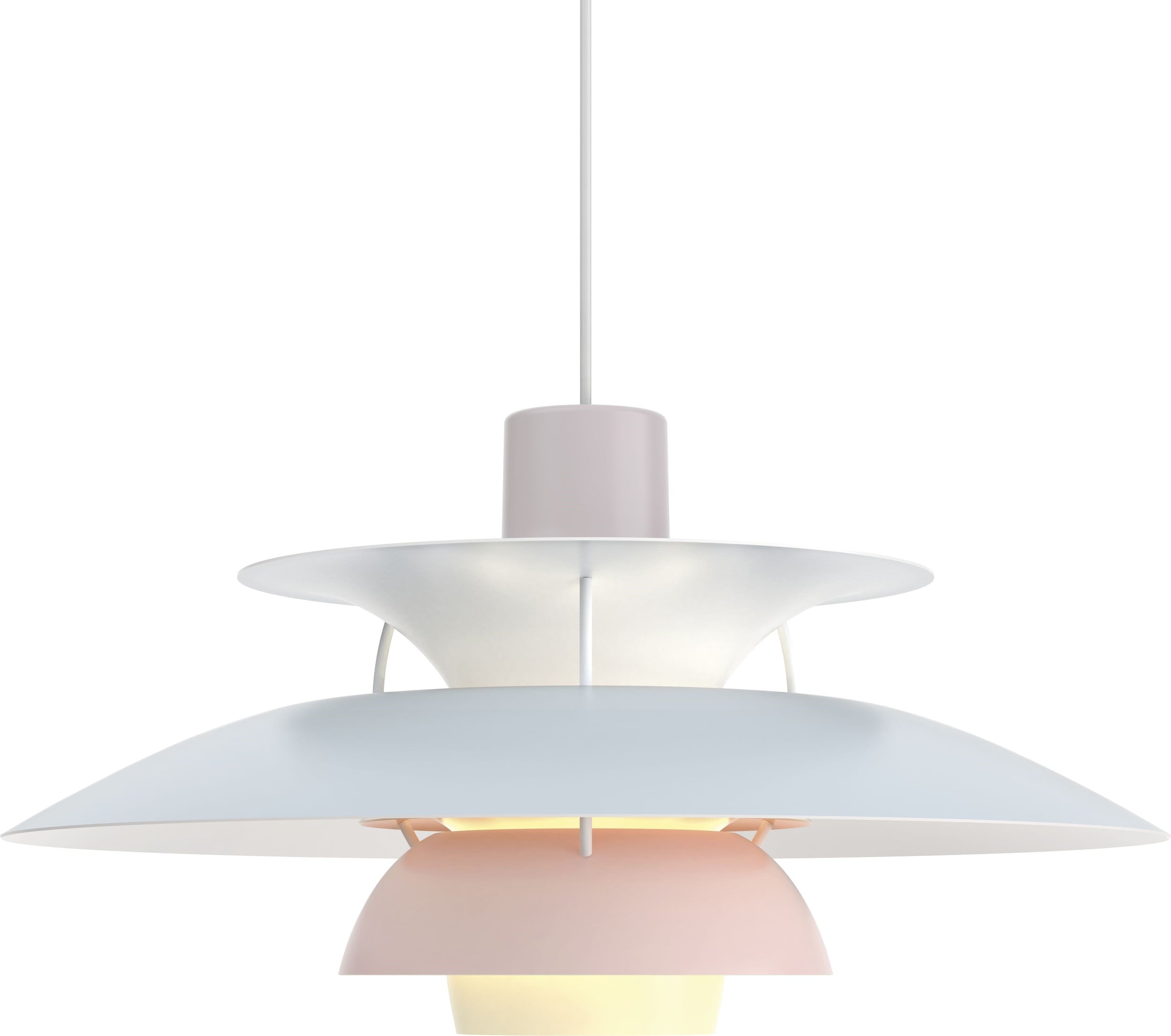 Lampa wisząca PH 50 cm pastelowa niebieska
