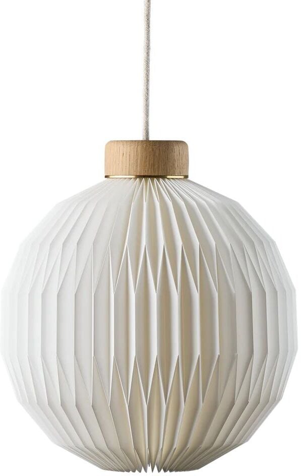 Lampa wisząca Classic 180 M jasny dąb z papierowym kloszem