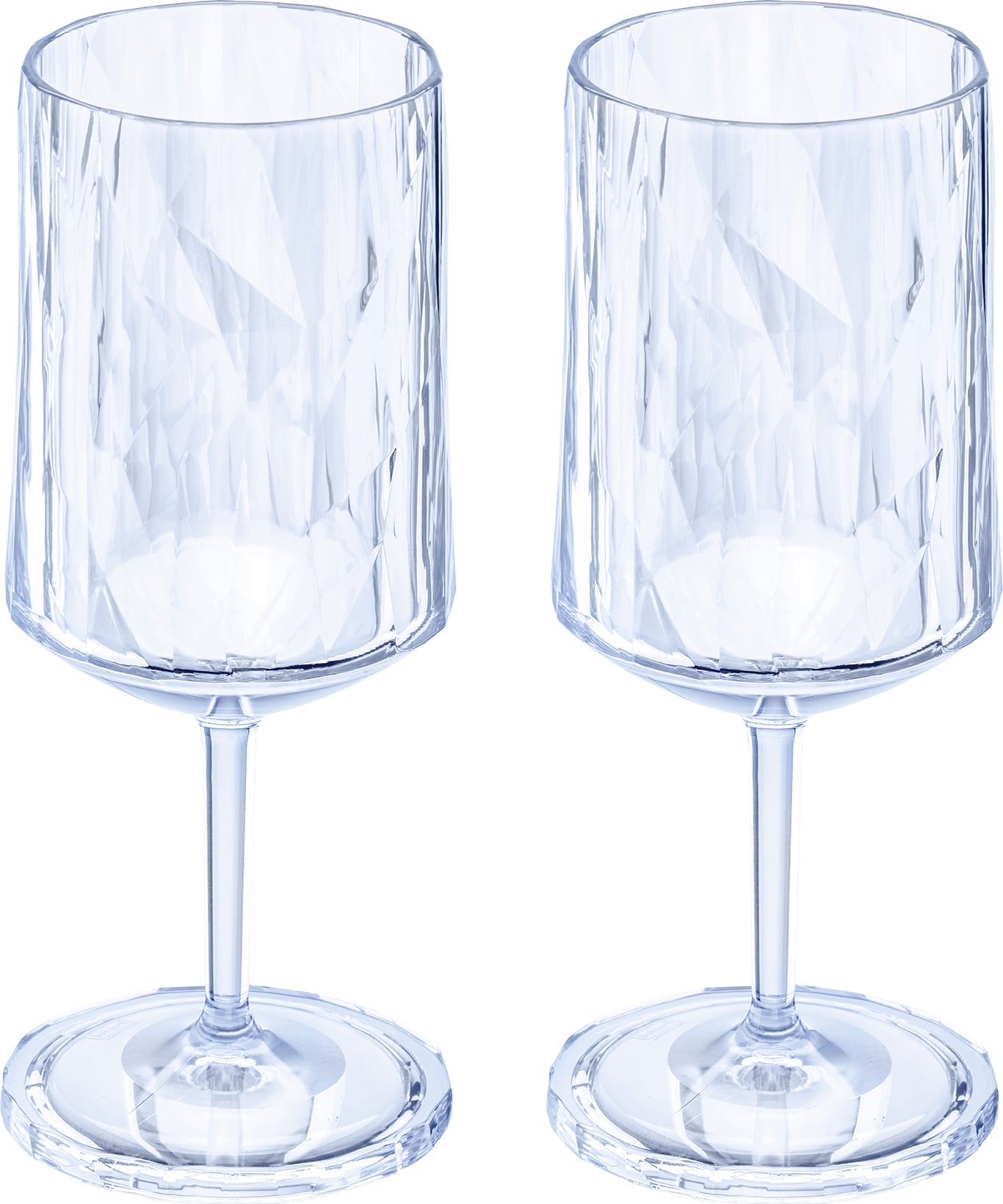 Kieliszki do wina z tworzywa Club No. 4 Tritan 300 ml turkusowe 2 szt.