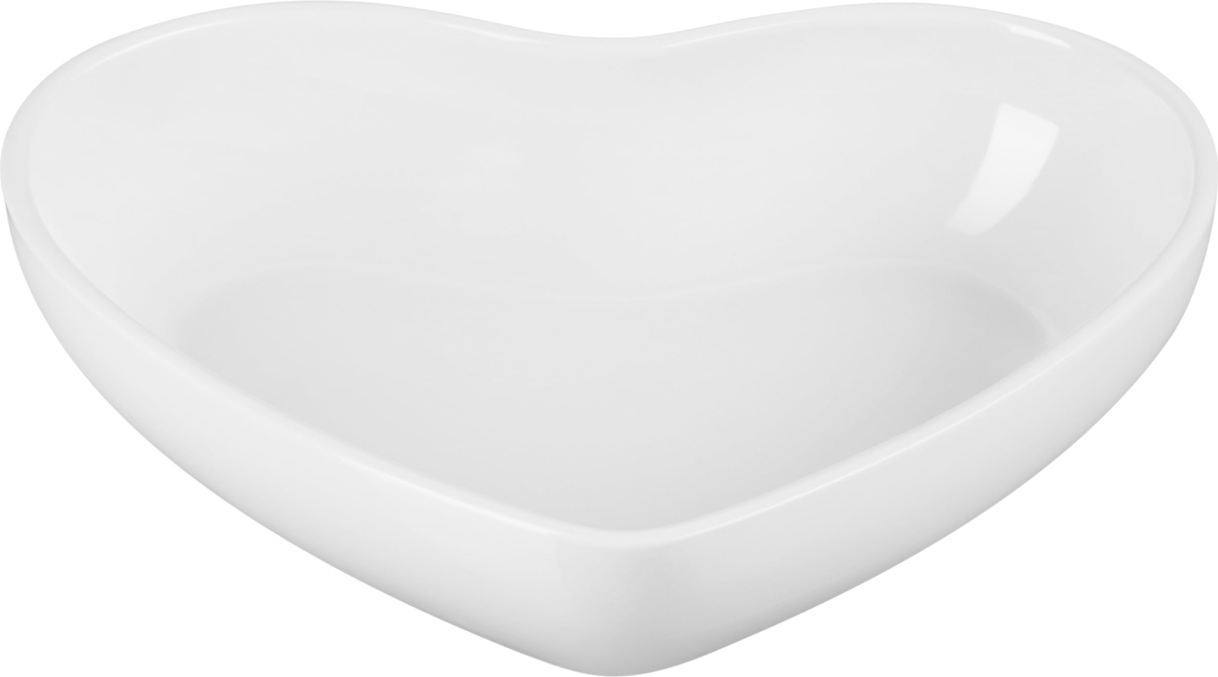 Miska Heart 650 ml biała