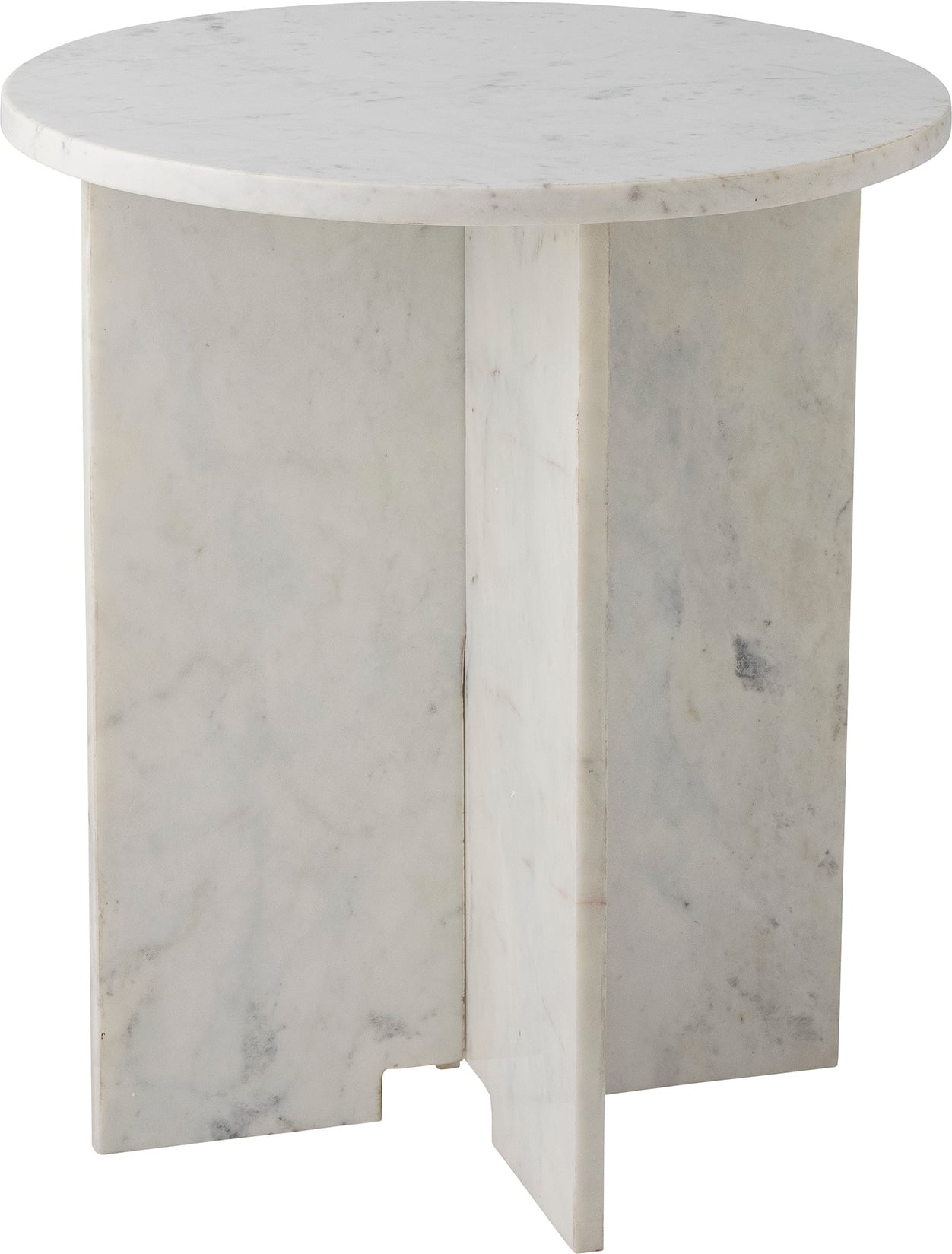 Stolik boczny Jasmia 53 cm biały