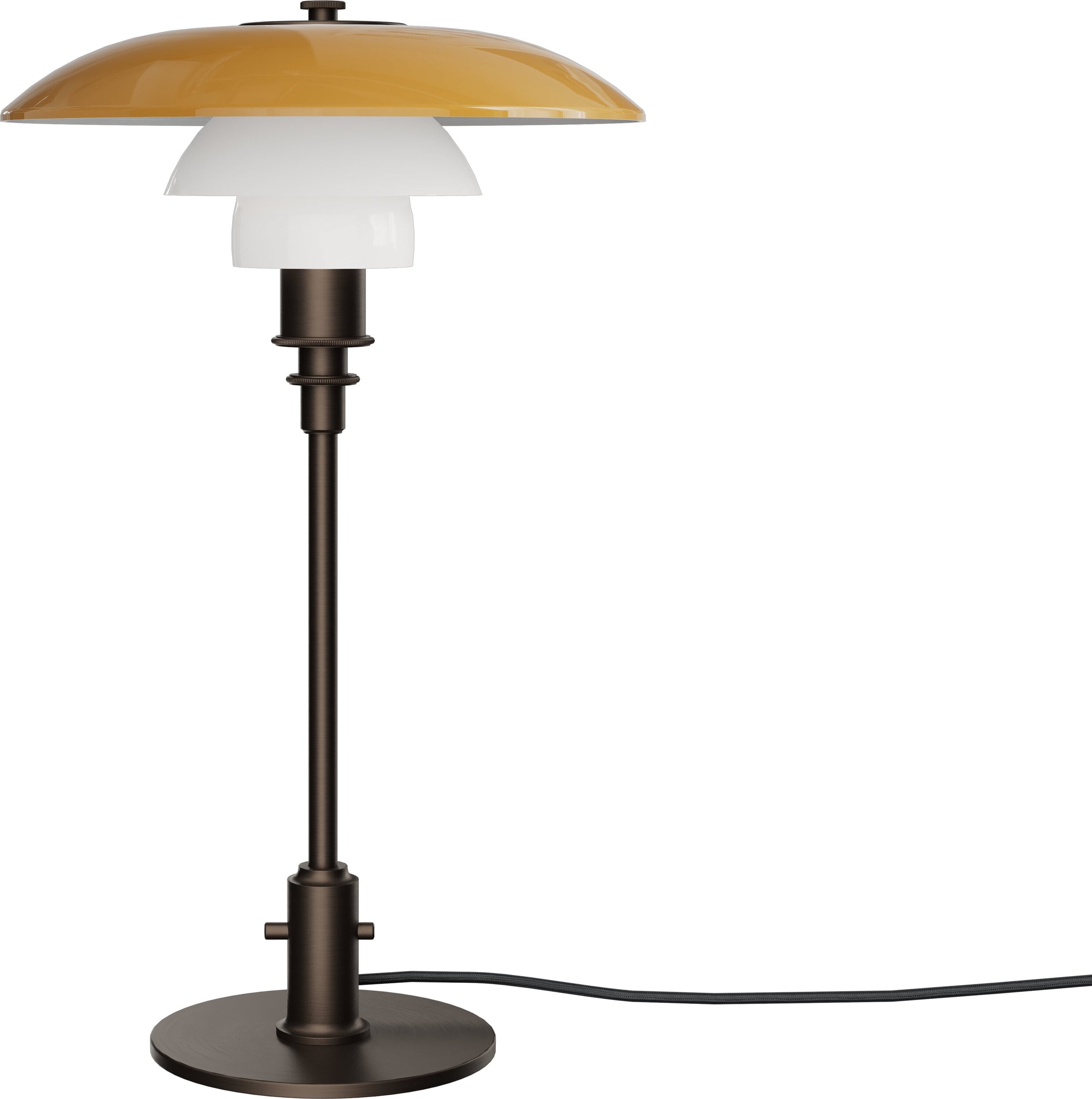 Lampa stołowa PH 3-2 Centenary 47 cm bursztynowa