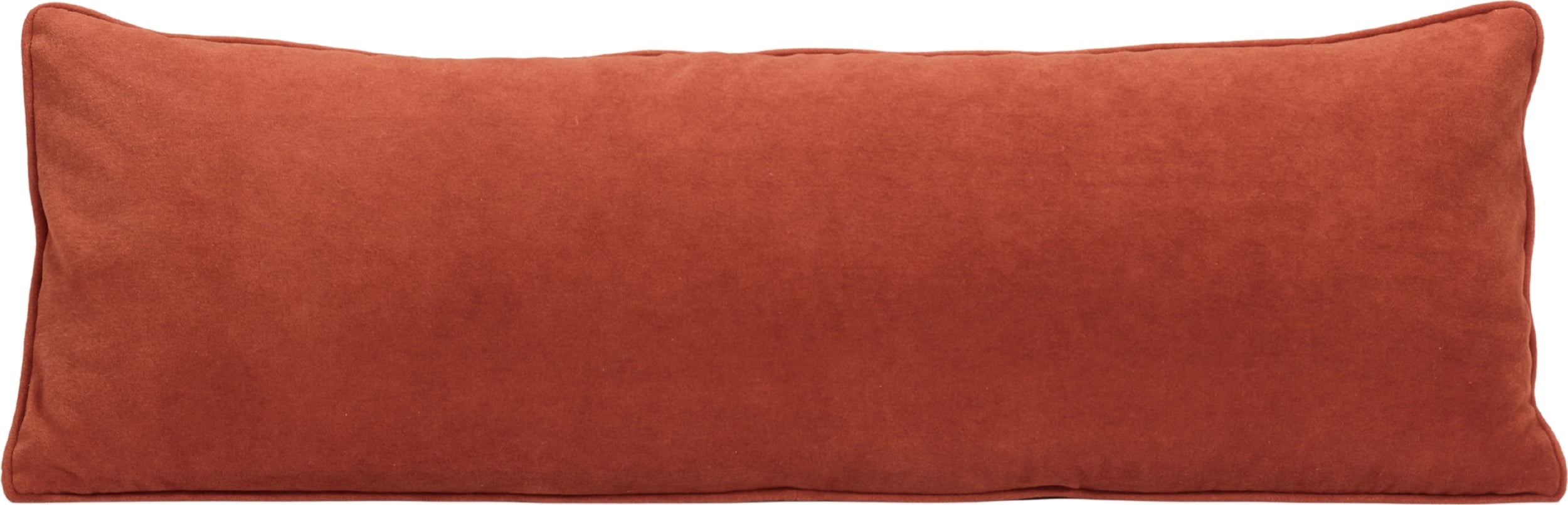 Poduszka na sofę Ono Velvet 40 x 110 cm pomarańczowa