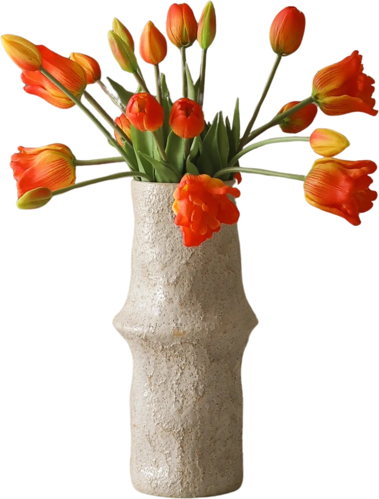 Kwiaty sztuczne bukiet Botane tulipany XL pomarańczowe