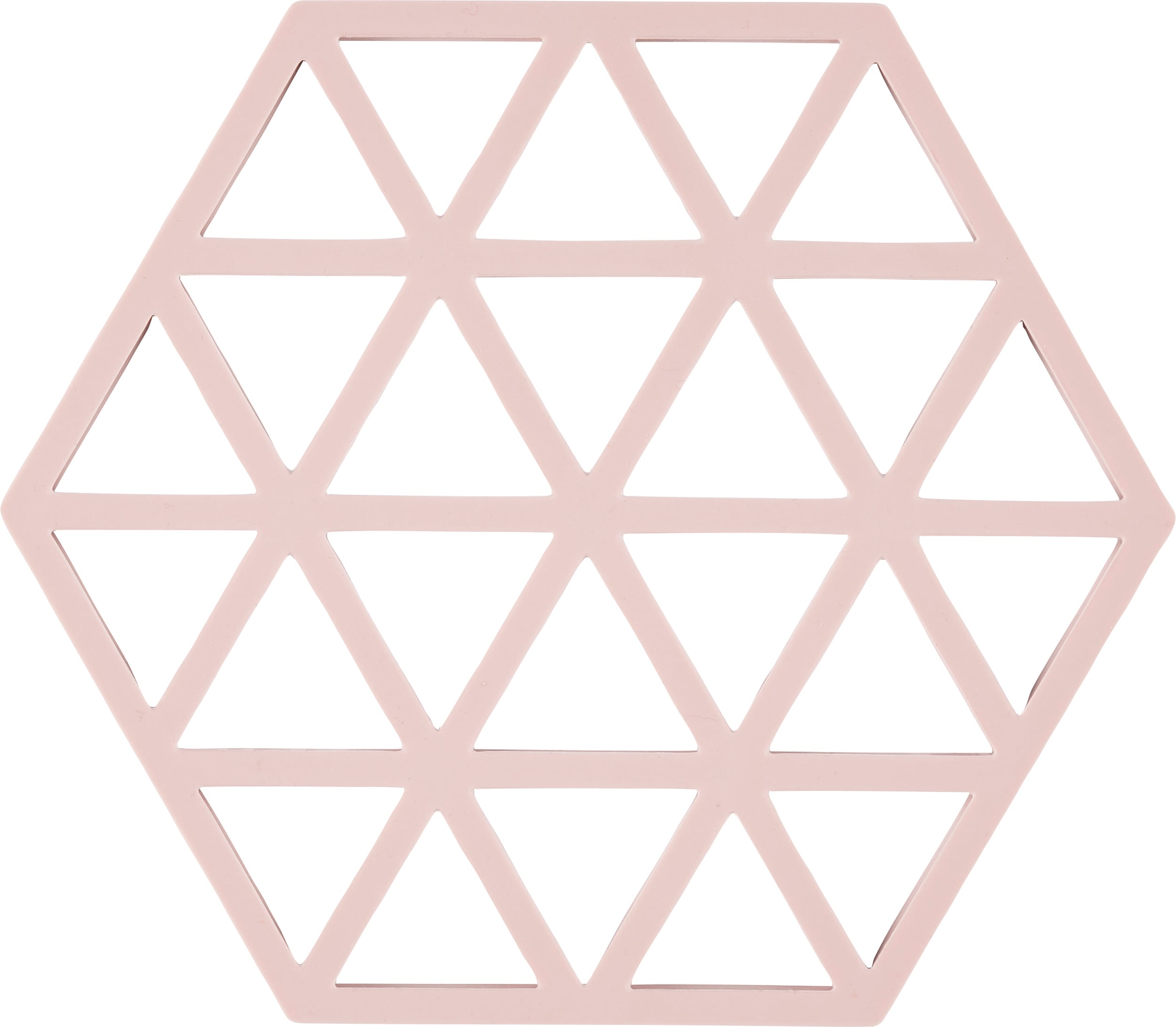 Podstawka pod gorące naczynia Triangles jasnoróżowa