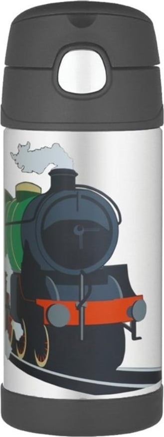 Butelka termiczna ze słomką FUNtainer pociąg 355 ml