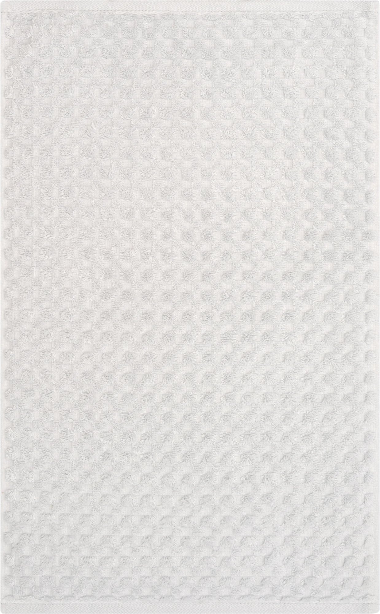 Ręcznik Pure Elements Uni&Struktur 30 x 50 cm biało-szary
