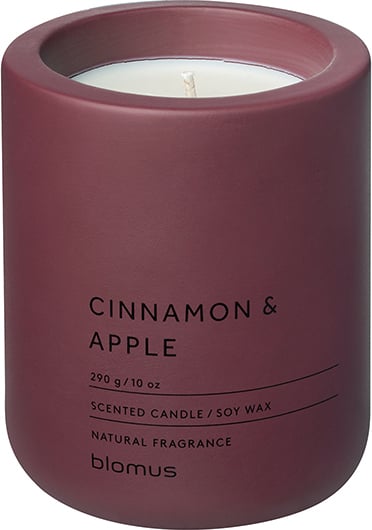 Świeca zapachowa Fraga Cinnamon & Apple 11 cm bordowy