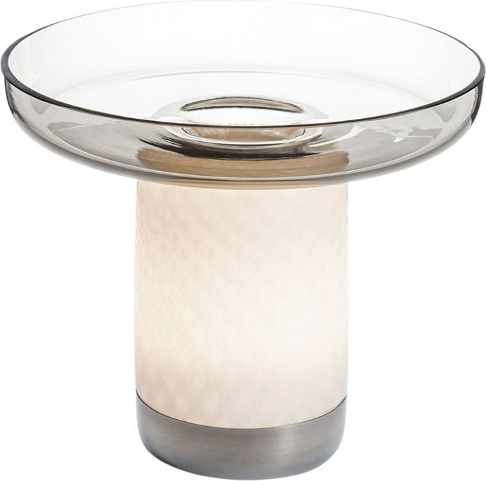 Lampa stołowa bezprzewodowa Bontà 21 4 cm szara