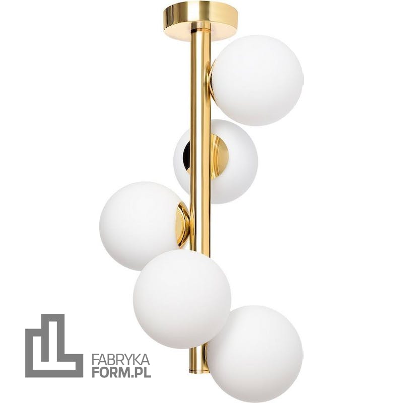 Lampa wisząca Cumulus Vertical 50 cm złota