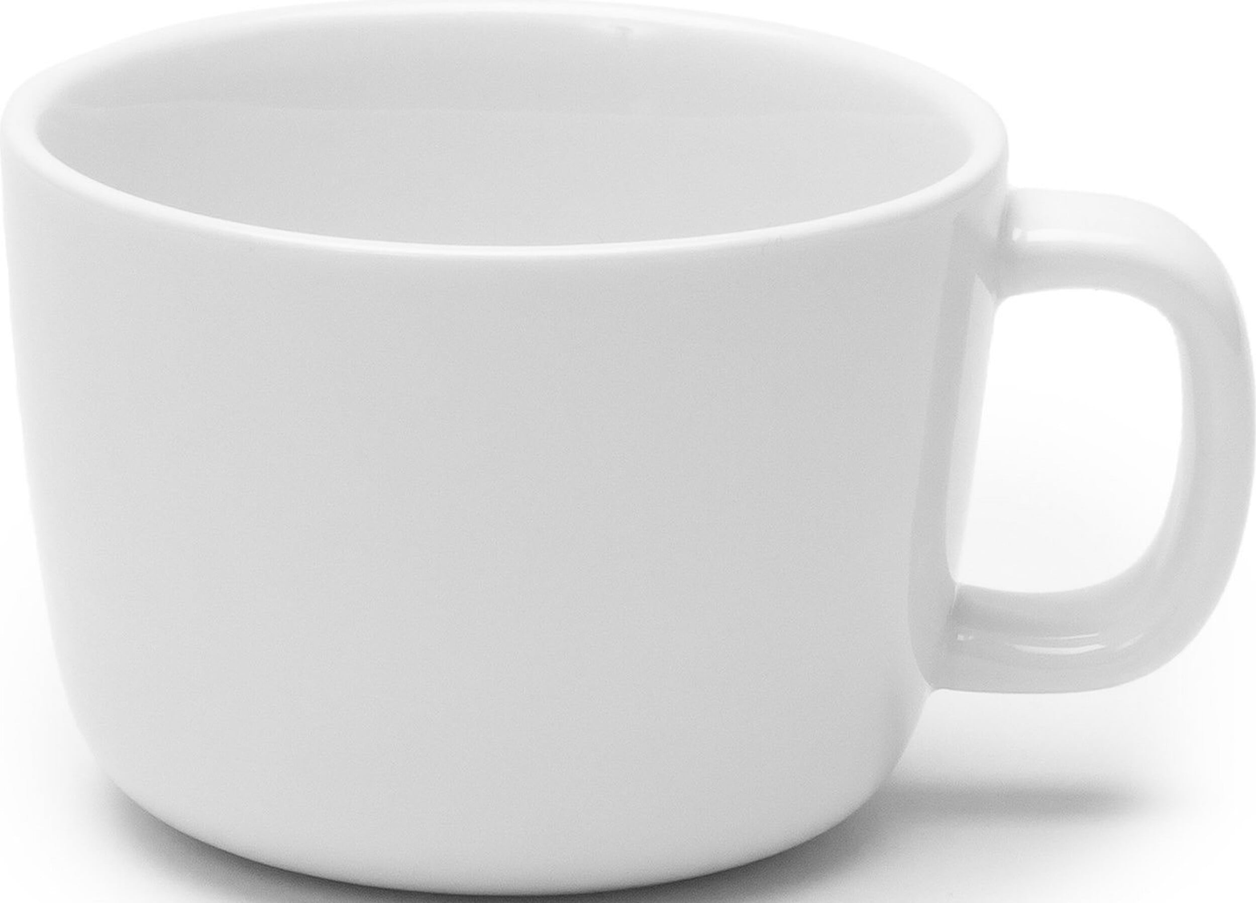 Filiżanki do cappuccino Passe-partout 200 ml białe szkliwione 4 szt.