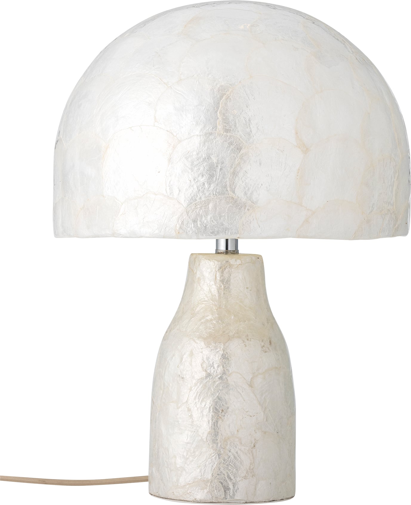 Lampa stołowa Adria 43 cm perłowa