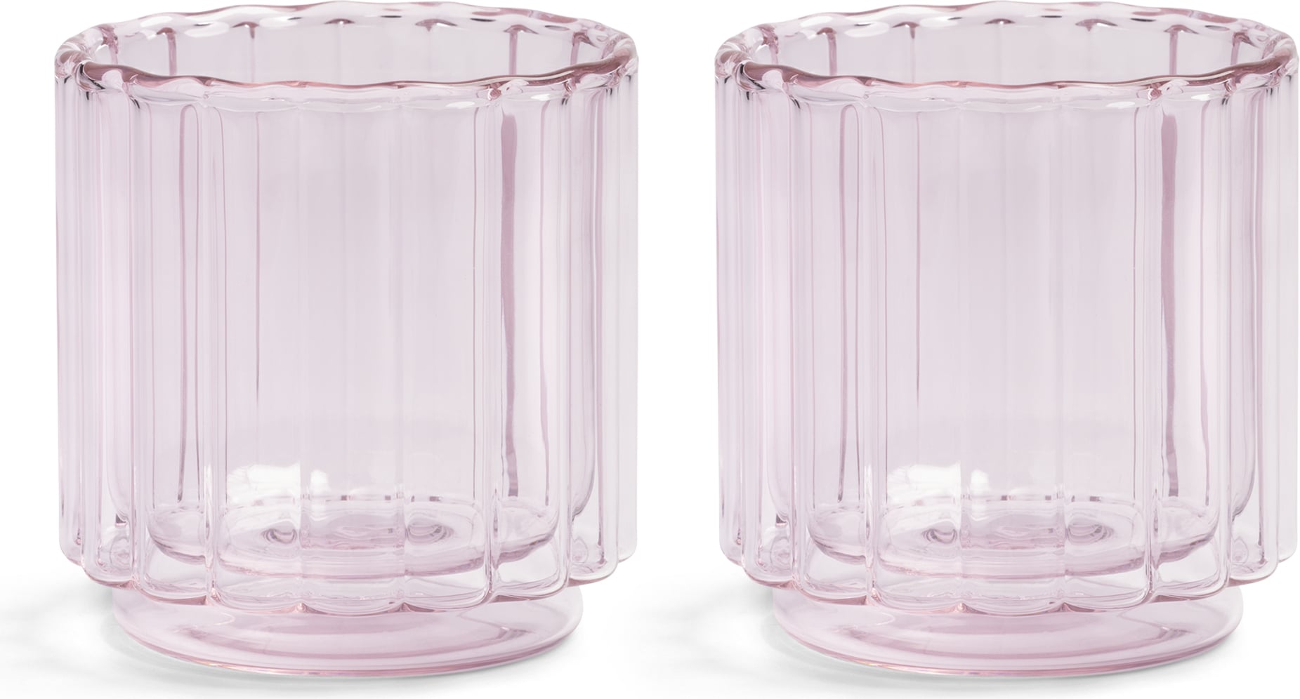 Szklanki Tube 200 ml różowe 2 szt.