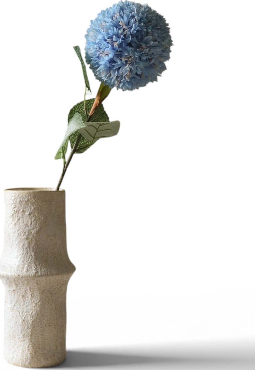 Kwiat sztuczny Botane czosnek ozdobny 75 cm niebieski